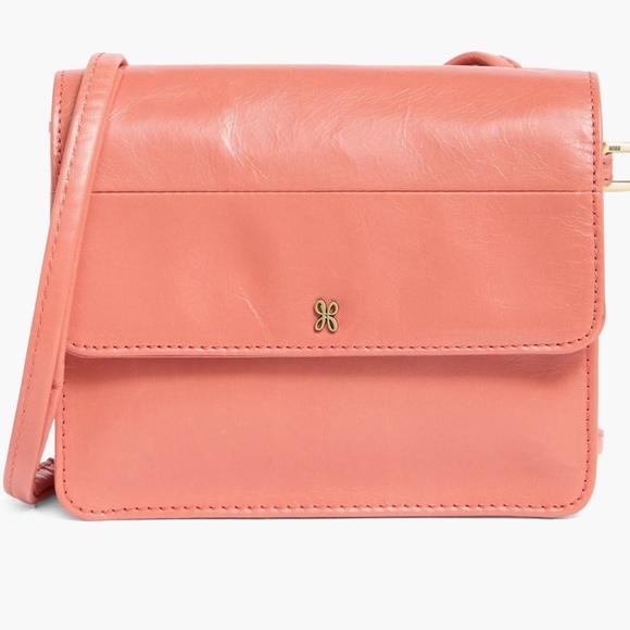 HOBO Handbags - NWT HOBO Jill Leather Wallet Crossbody in Cherry Blossom